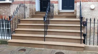 Natural stone steps for London homes
